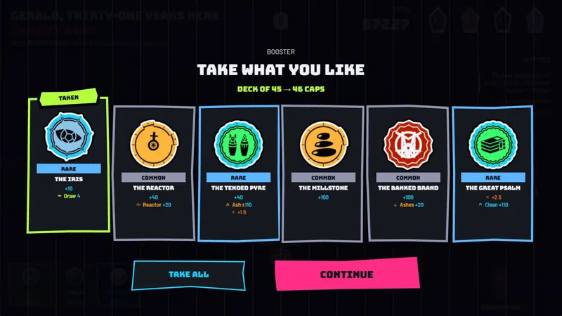 Booster opening: take what you like among six caps
